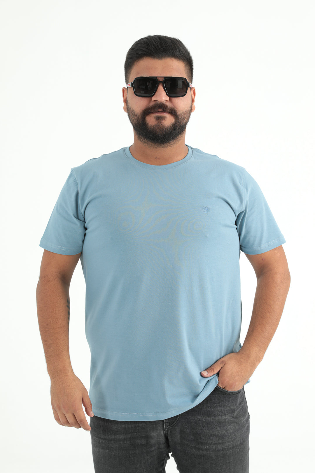 MPL Men's Plus Size Bicycle Neck T-shirt 1019 - Telde