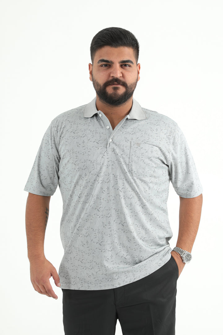 MPL Men's Plus Size Polo Neck T-shirt 10014 - Osimo