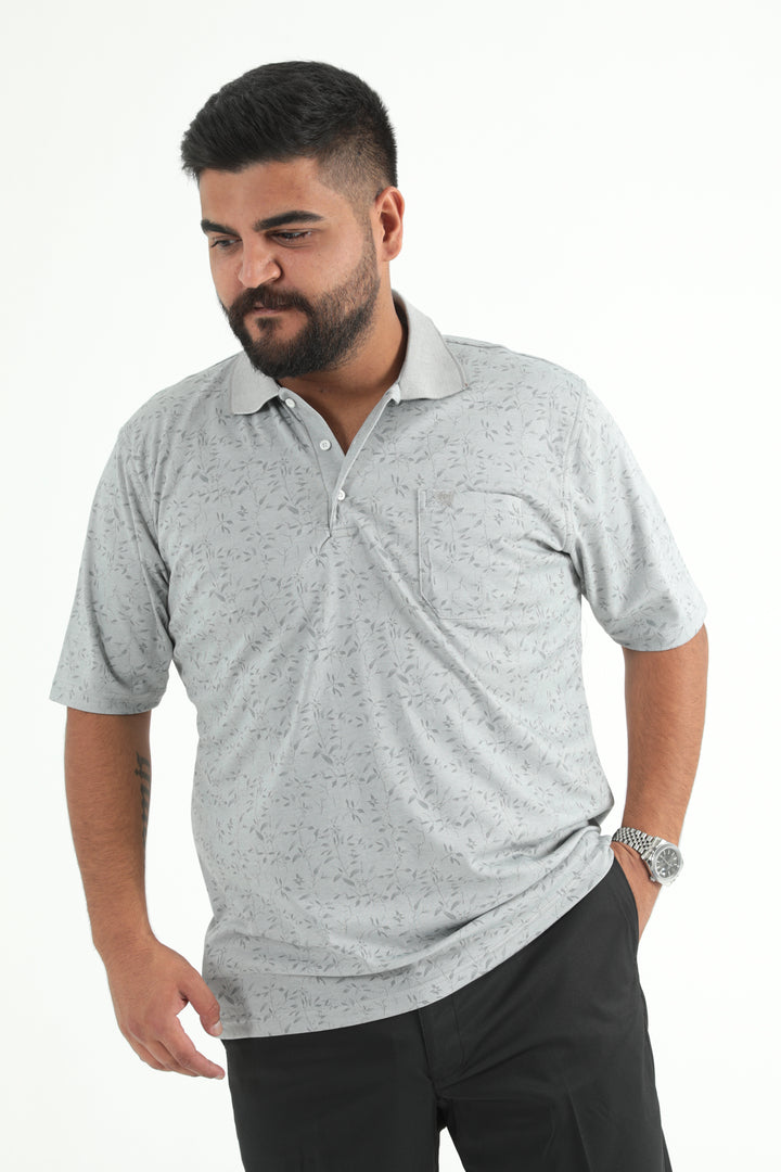 MPL Men's Plus Size Polo Neck T-shirt 10014 - Osimo