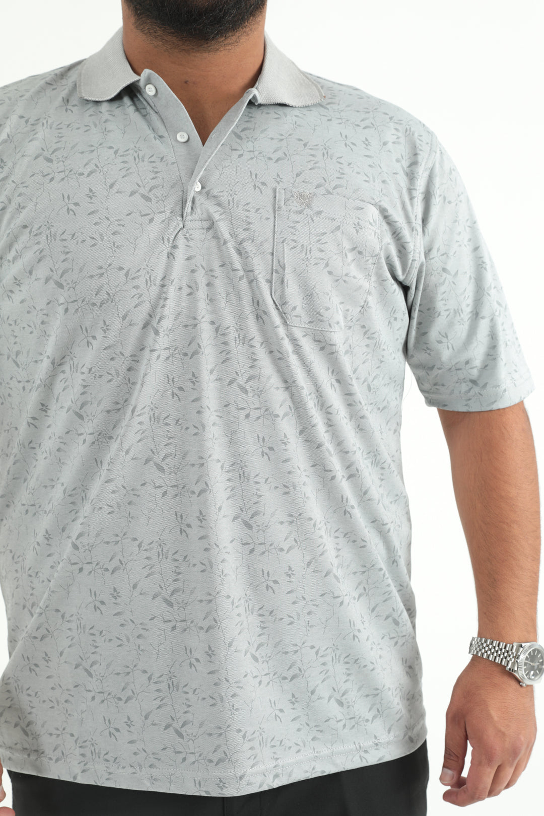 MPL Men's Plus Size Polo Neck T-shirt 10014 - Osimo