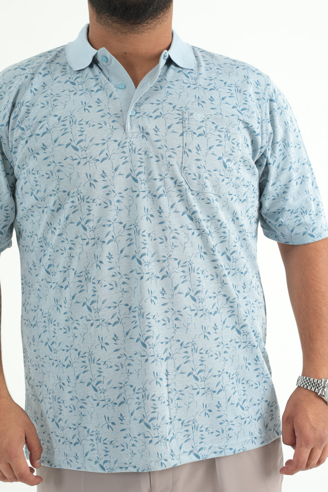 MPL Men's Plus Size Polo Neck T-shirt 10014 - St. Cloud