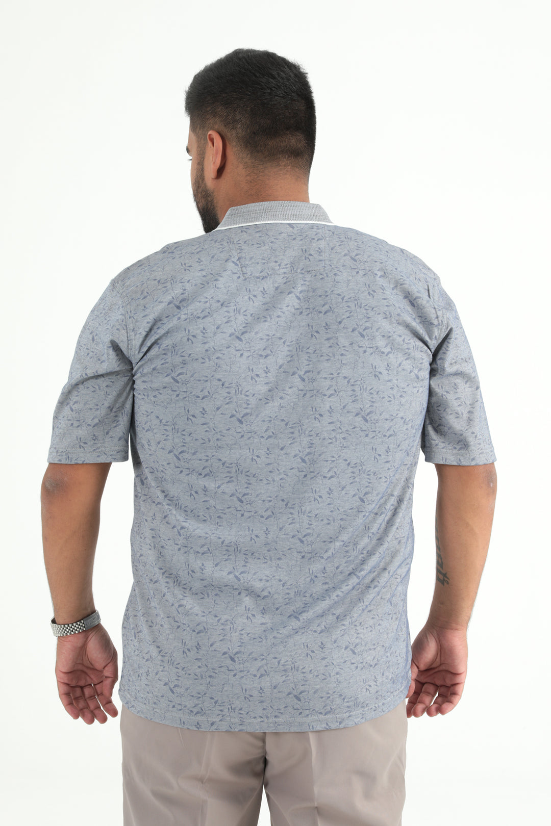 MPL Men's Plus Size Polo Neck T-shirt 10014 - Maladzyechna