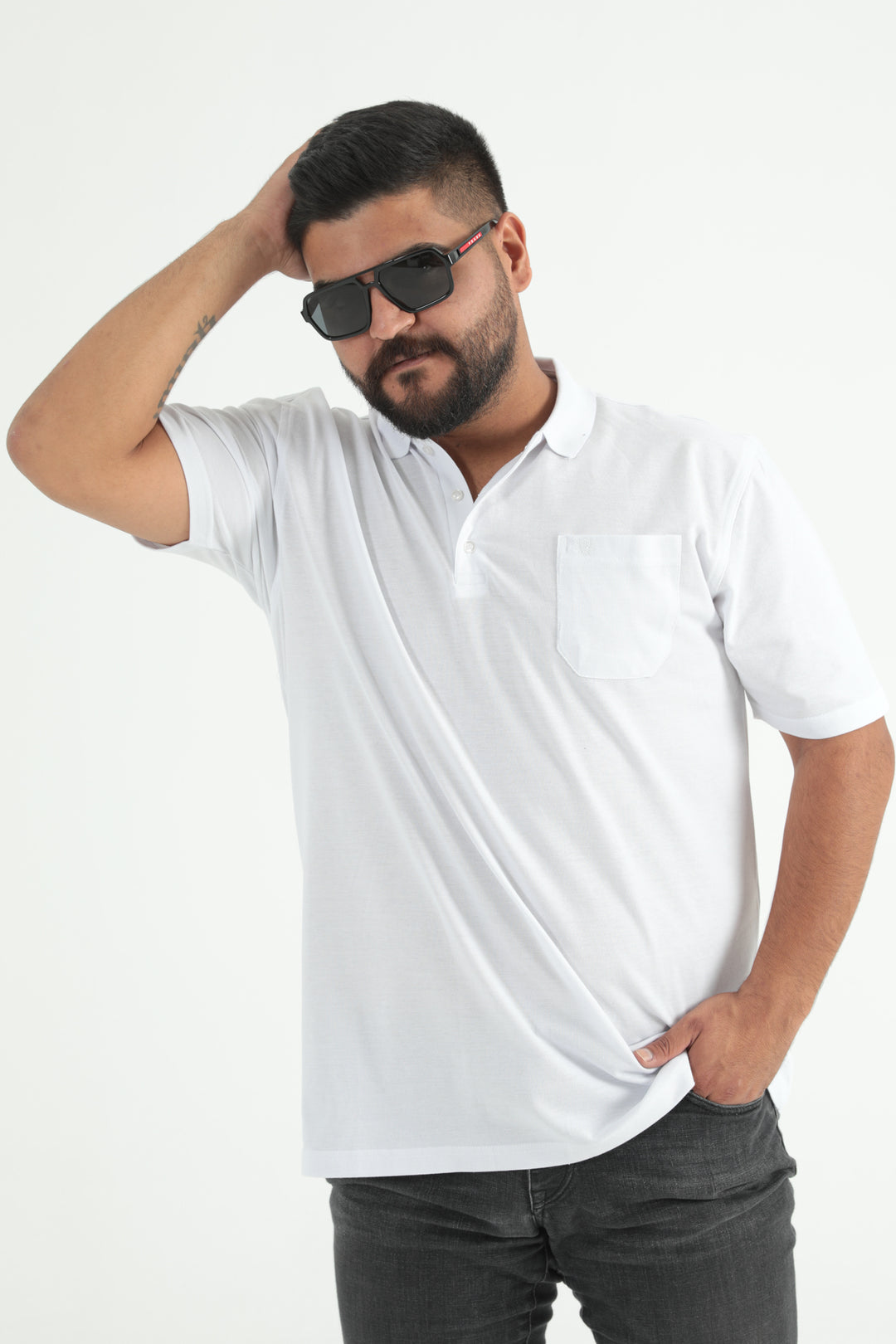 MPL Men's Polo Neck T-shirt 1008 - Mount Laurel