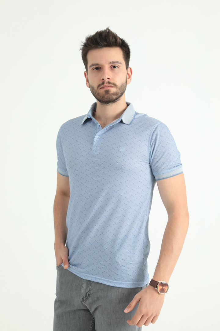 MPL Men's Polo Neck Printed T-shirt 1030-9 - Kentwood