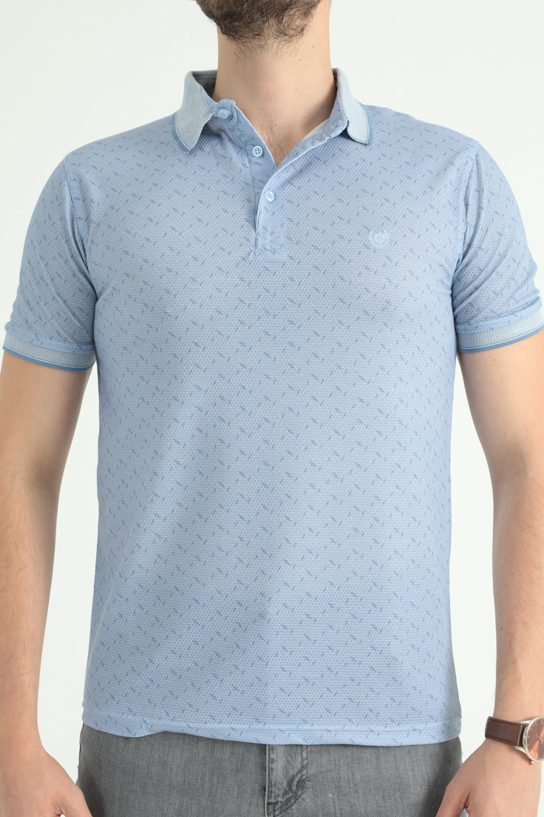 MPL Men's Polo Neck Printed T-shirt 1030-9 - Kentwood