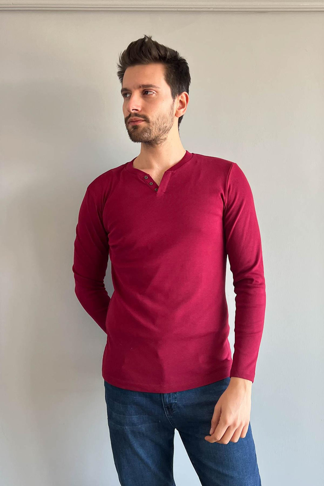 MPL Men's Collar 3 Button Bodysuit 5066 - Evansville
