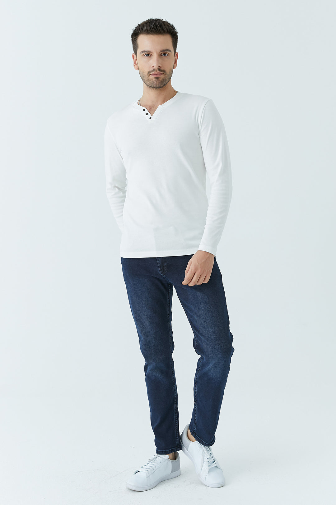 MPL Men's V-Neck 3 Button Bodysuit 5066 - Villejuif