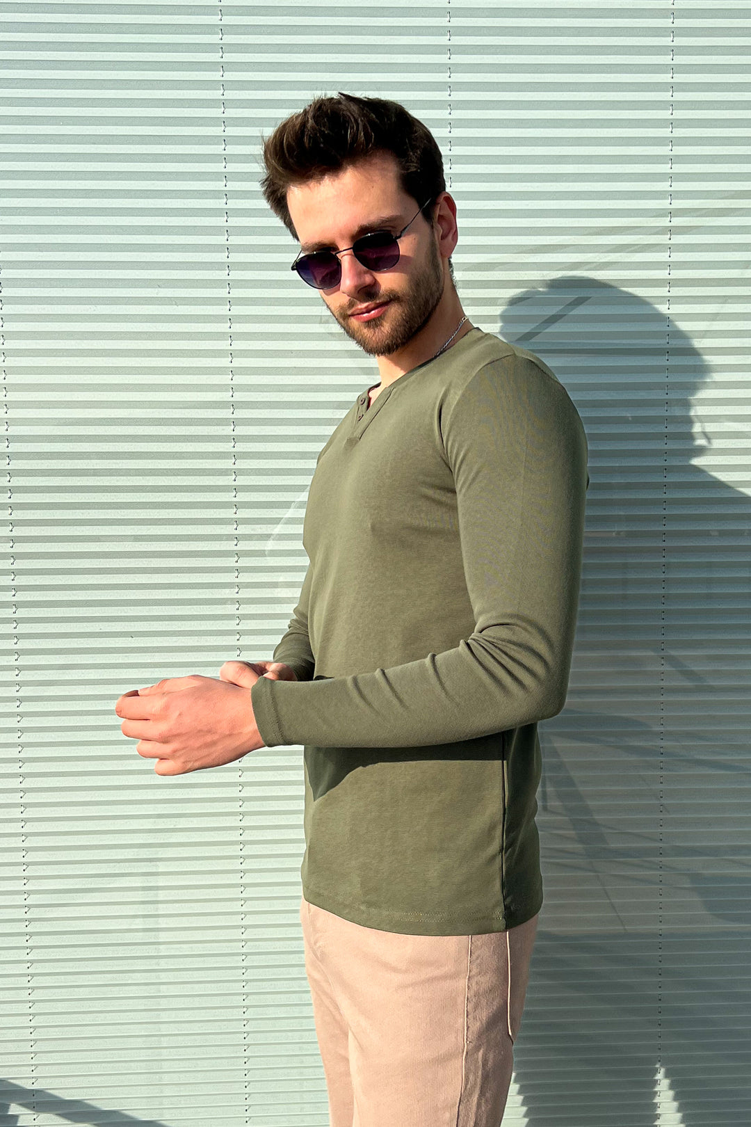 MPL Men's V-Neck 3 Button Bodysuit 5066 - Kailua