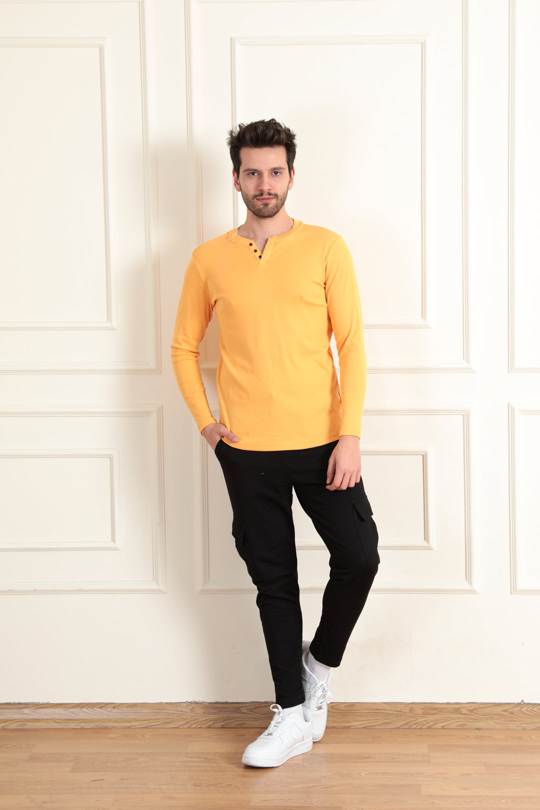 MPL Men's V-Neck 3 Button Bodysuit 5066 - Fort Lee