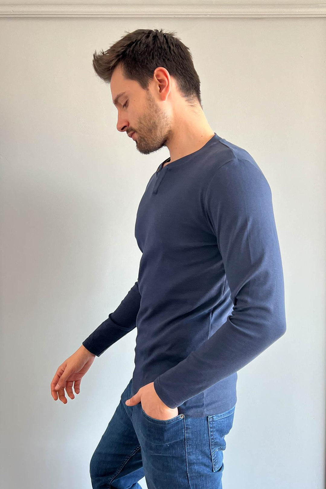 MPL Men's V-Neck 3 Button Bodysuit 5066 - Landshut