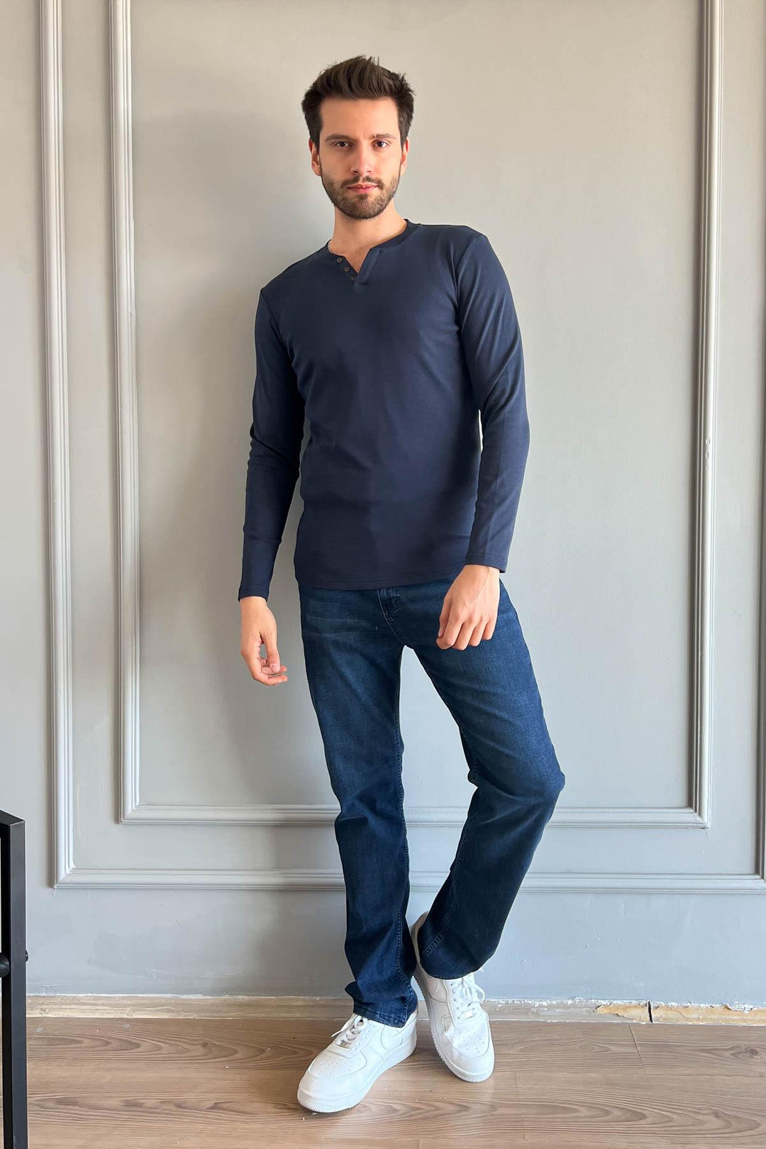 MPL Men's V-Neck 3 Button Bodysuit 5066 - Landshut
