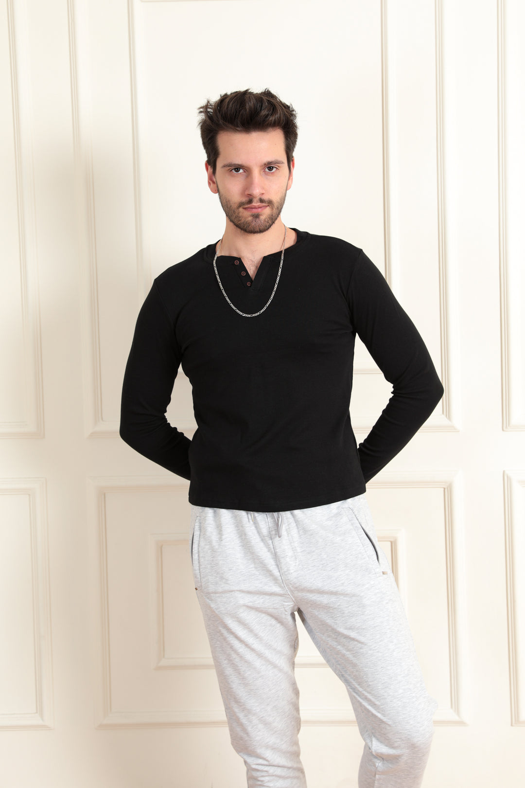 MPL Men's Collar 3 Button Bodysuit 5066 - Gosport