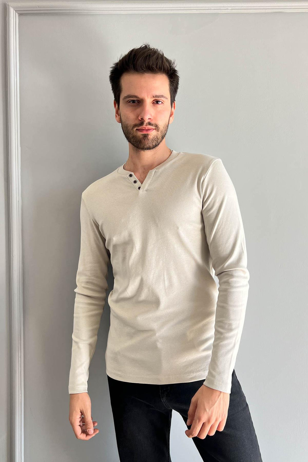 MPL Men's V-Neck 3 Button Bodysuit 5066 - Hove