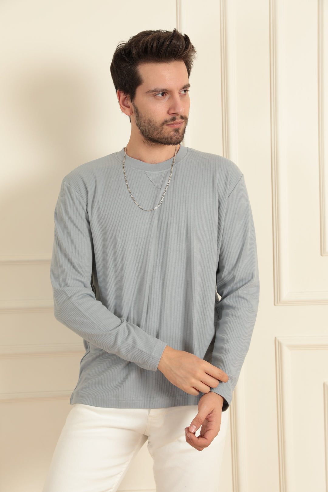 MPL Men's Interlock Zero Collar Sweatshirt 5503 - Arcadia