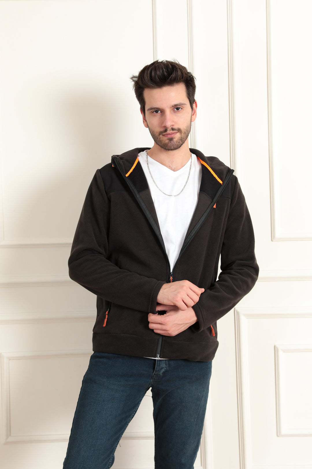 MPL Men's Zippered Hooded Sweatshirt 6044 - Champaign