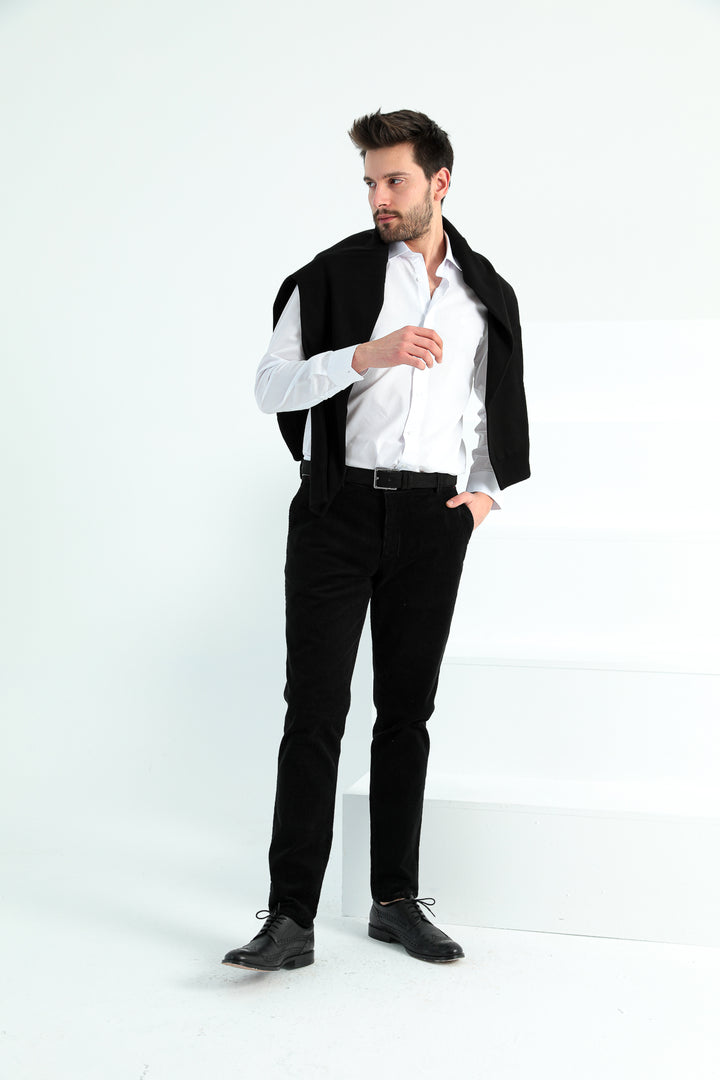 MPL Men's Slimfit Corduroy Pants - Leigh