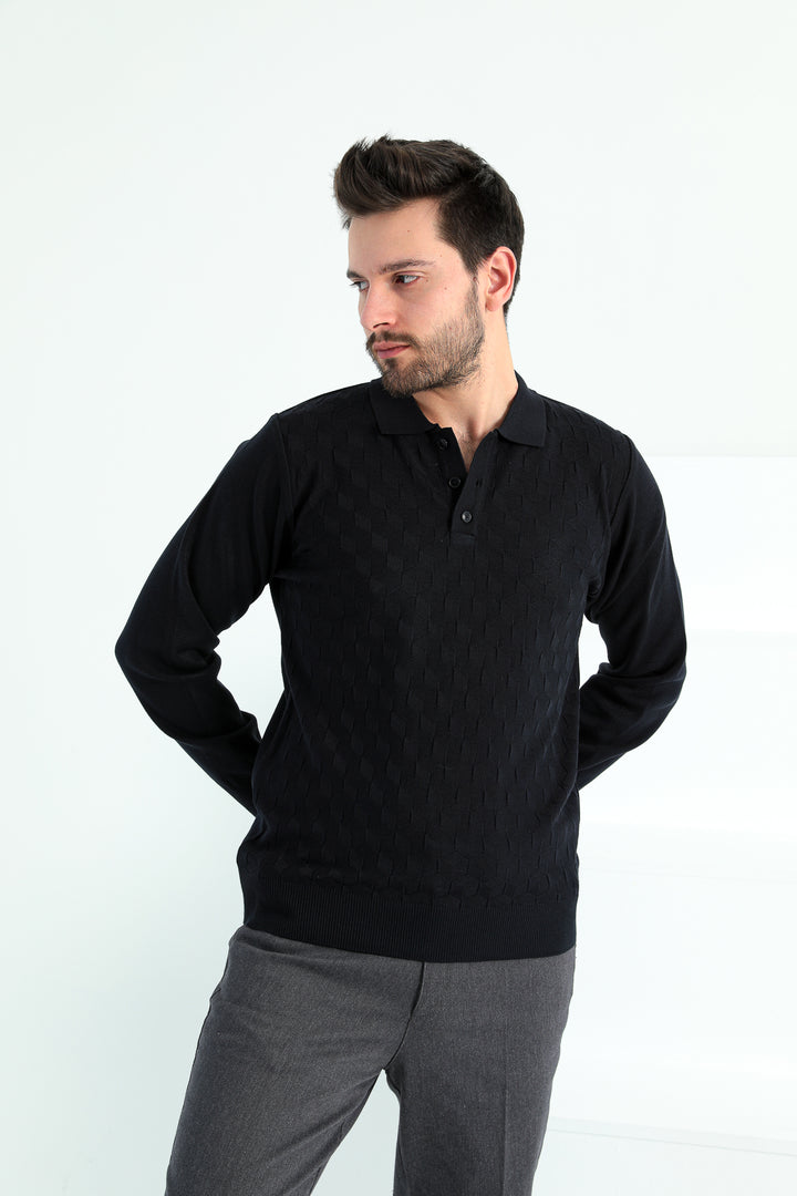 MPL Men's Polo Neck Sweater 910 - Terrebonne