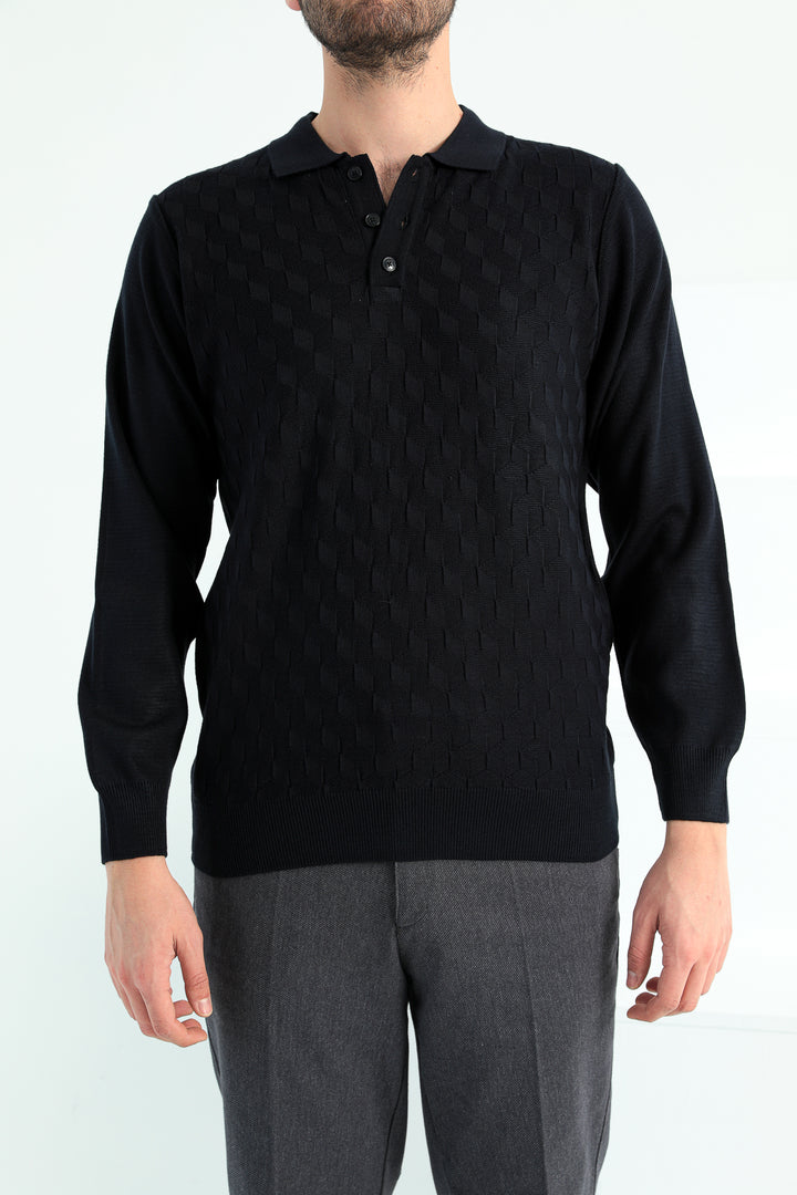 MPL Men's Polo Neck Sweater 910 - Terrebonne