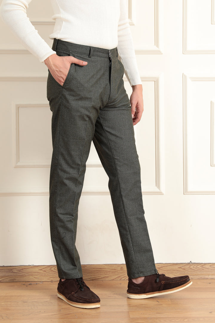 MPL Men's Wool Effect Classic Trousers - Palm Harbor