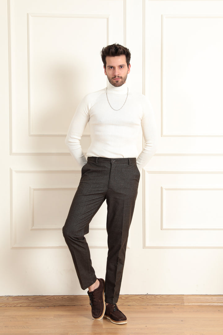 MPL Men's Wool Effect Classic Trousers - Călăraşi