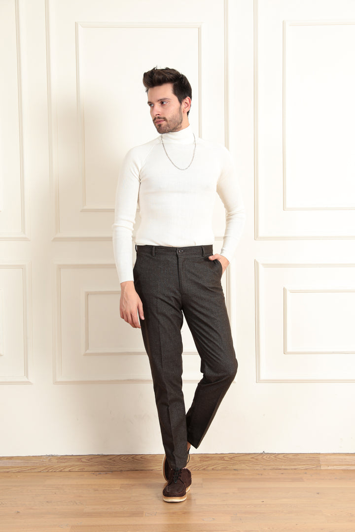 MPL Men's Wool Effect Classic Trousers - Călăraşi