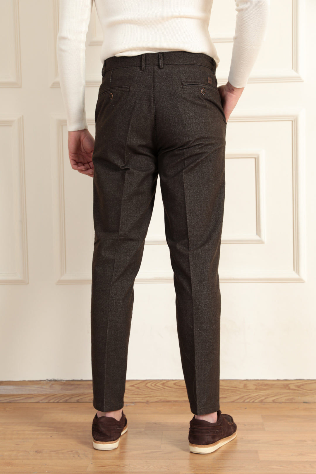 MPL Men's Wool Effect Classic Trousers - Călăraşi