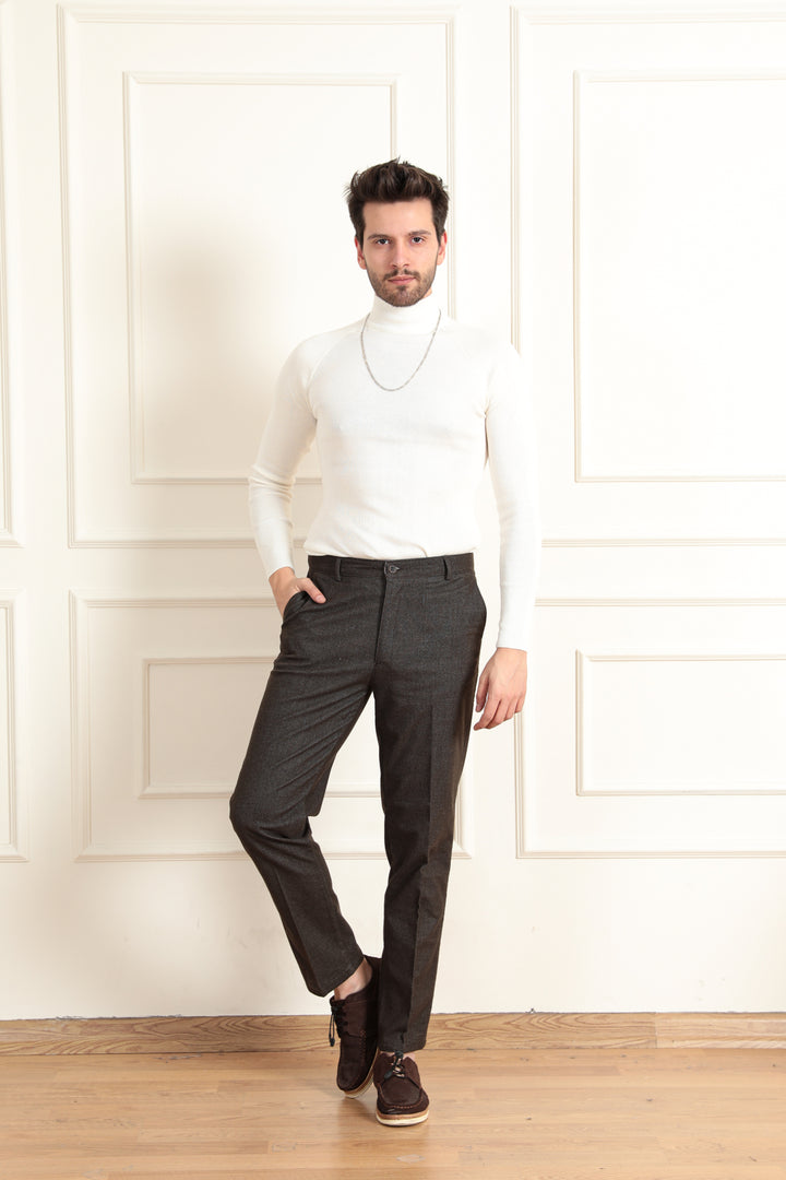 MPL Men's Wool Effect Classic Trousers - Călăraşi
