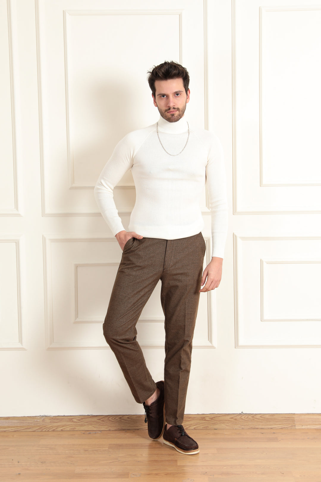 MPL Men's Wool Effect Classic Trousers - Seevetal