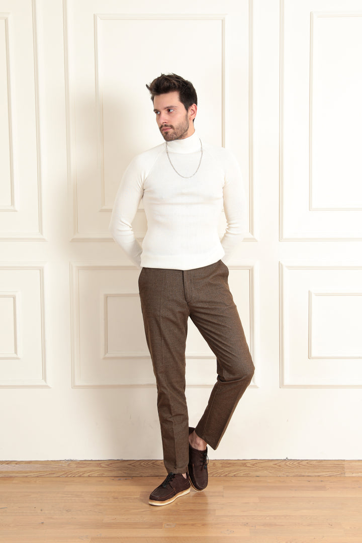 MPL Men's Wool Effect Classic Trousers - Seevetal