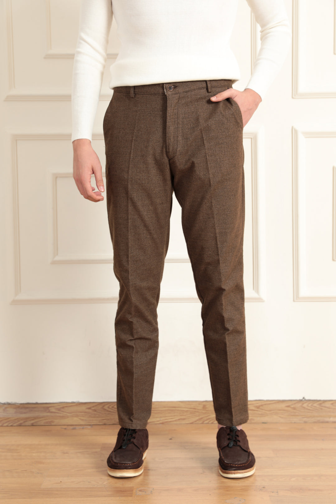 MPL Men's Wool Effect Classic Trousers - Seevetal