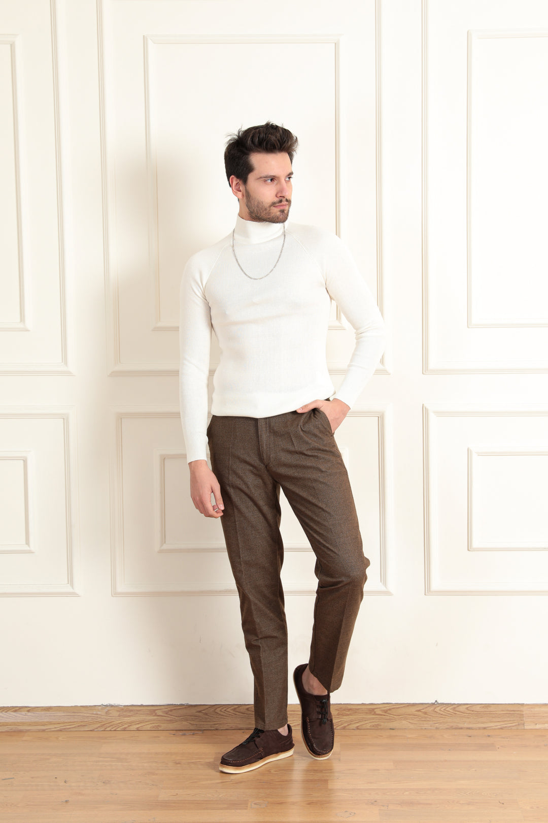 MPL Men's Wool Effect Classic Trousers - Seevetal