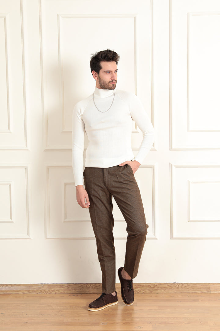 MPL Men's Wool Effect Classic Trousers - Seevetal