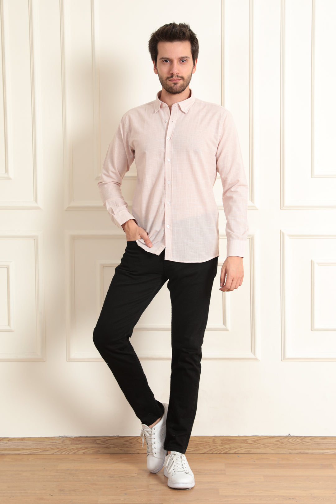 MPL Men's Long Sleeve Slimfit Shirt - Wolverhampton