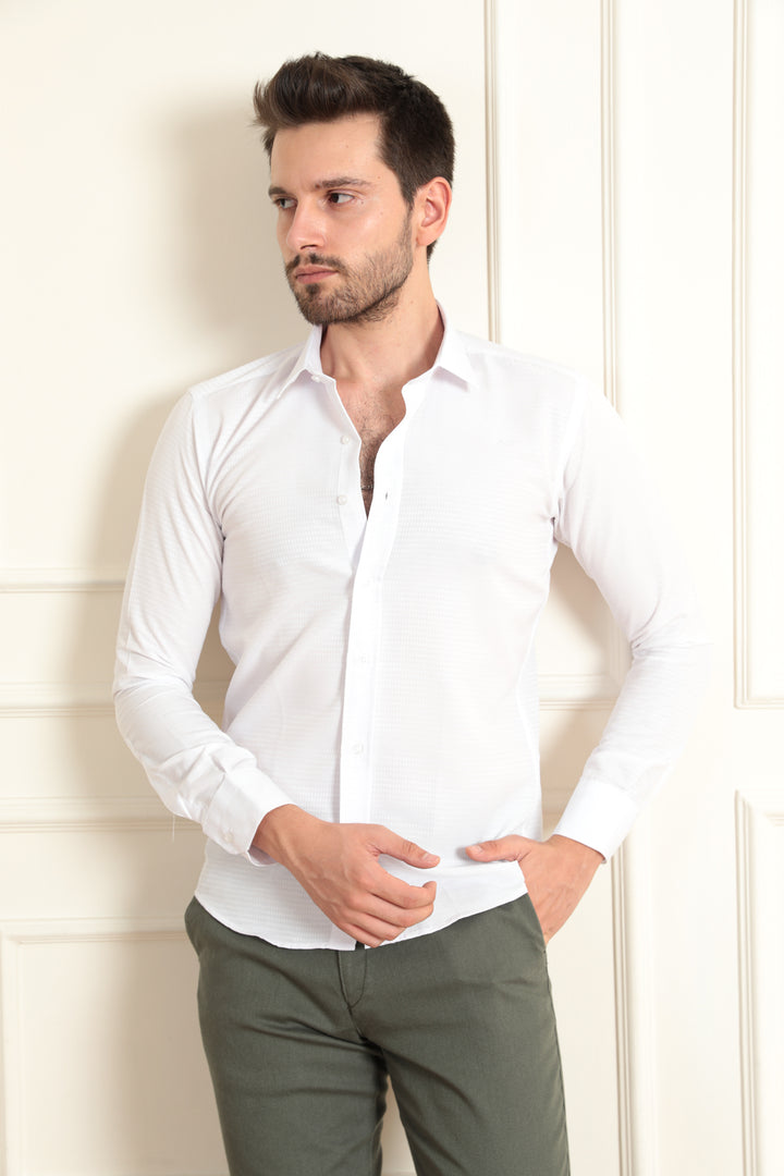 MPL Men's Patterned Shirt with 2 Buttons - Ternopil