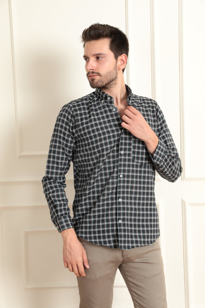 MPL Men's Long Sleeve Striped Shirt - Sevran