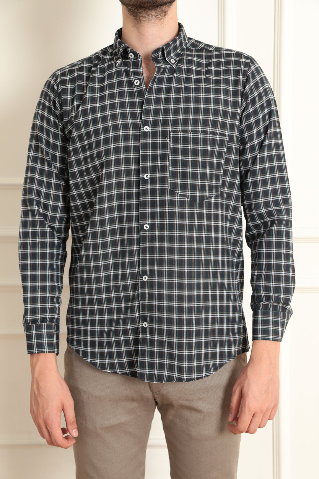 MPL Men's Long Sleeve Striped Shirt - Sevran