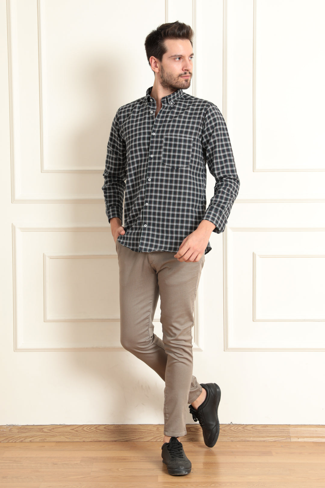 MPL Men's Long Sleeve Striped Shirt - Sevran