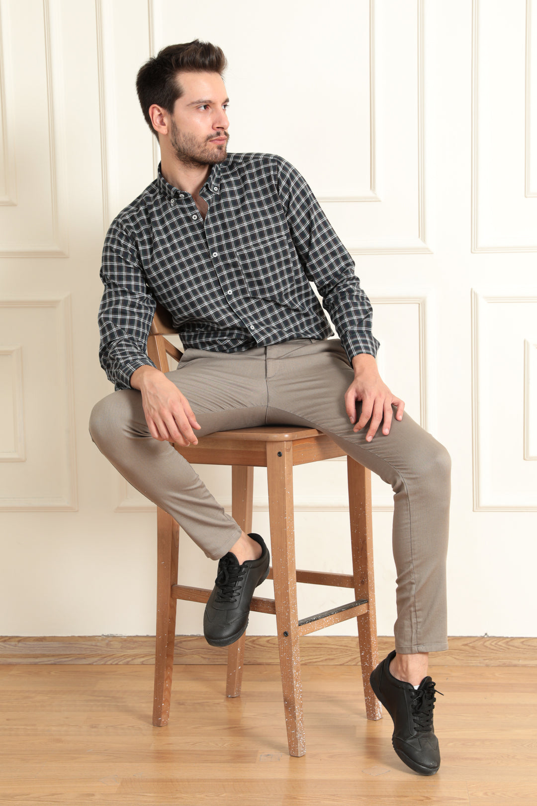 MPL Men's Long Sleeve Striped Shirt - Sevran