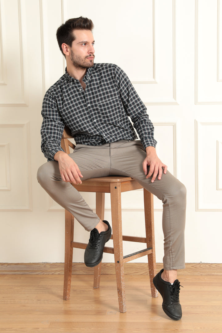 MPL Men's Long Sleeve Striped Shirt - Sevran