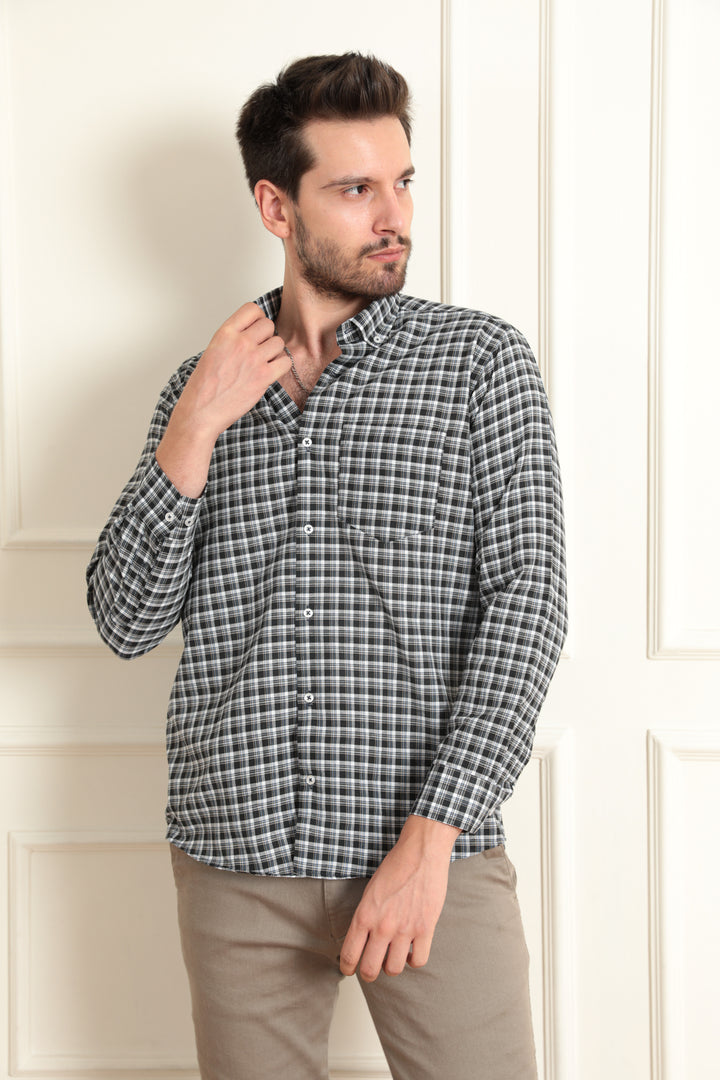 MPL Men's Long Sleeve Plaid Shirt - Mesa