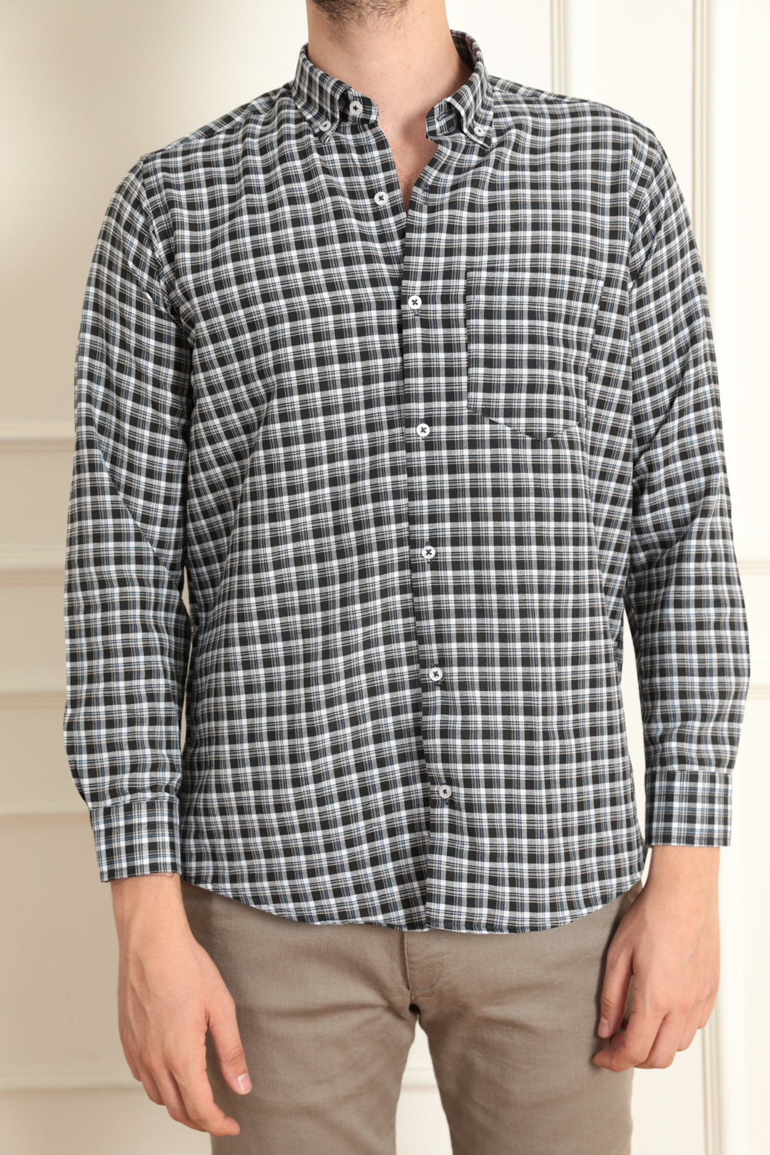 MPL Men's Long Sleeve Plaid Shirt - Mesa