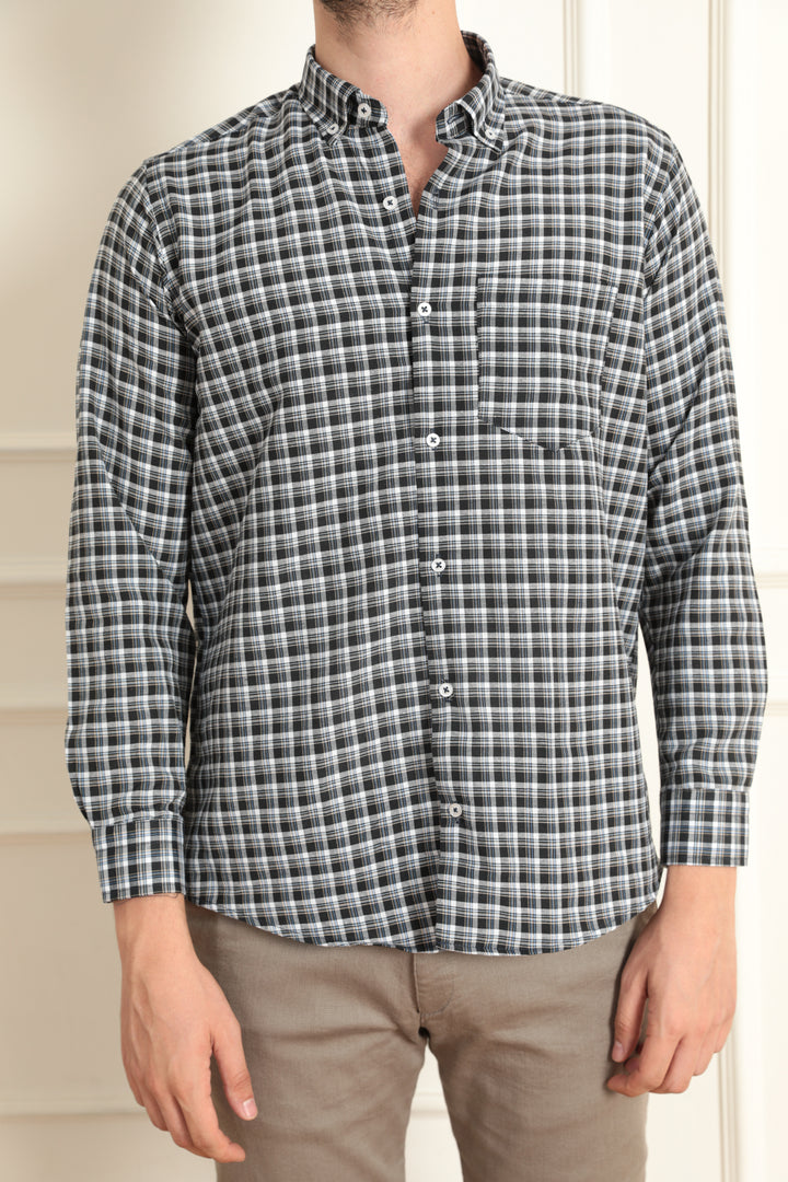 MPL Men's Long Sleeve Plaid Shirt - Mesa