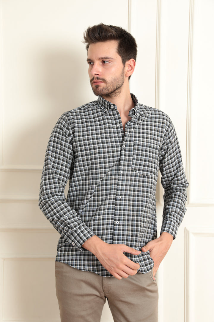 MPL Men's Long Sleeve Plaid Shirt - Mesa