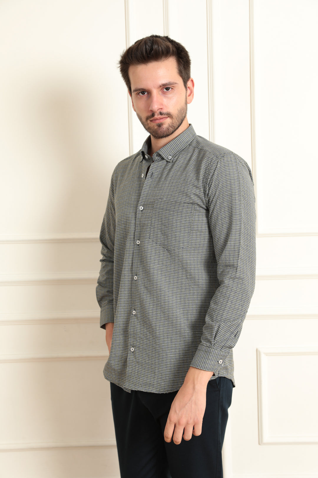 MPL Men's Long Sleeve Striped Shirt - Messina