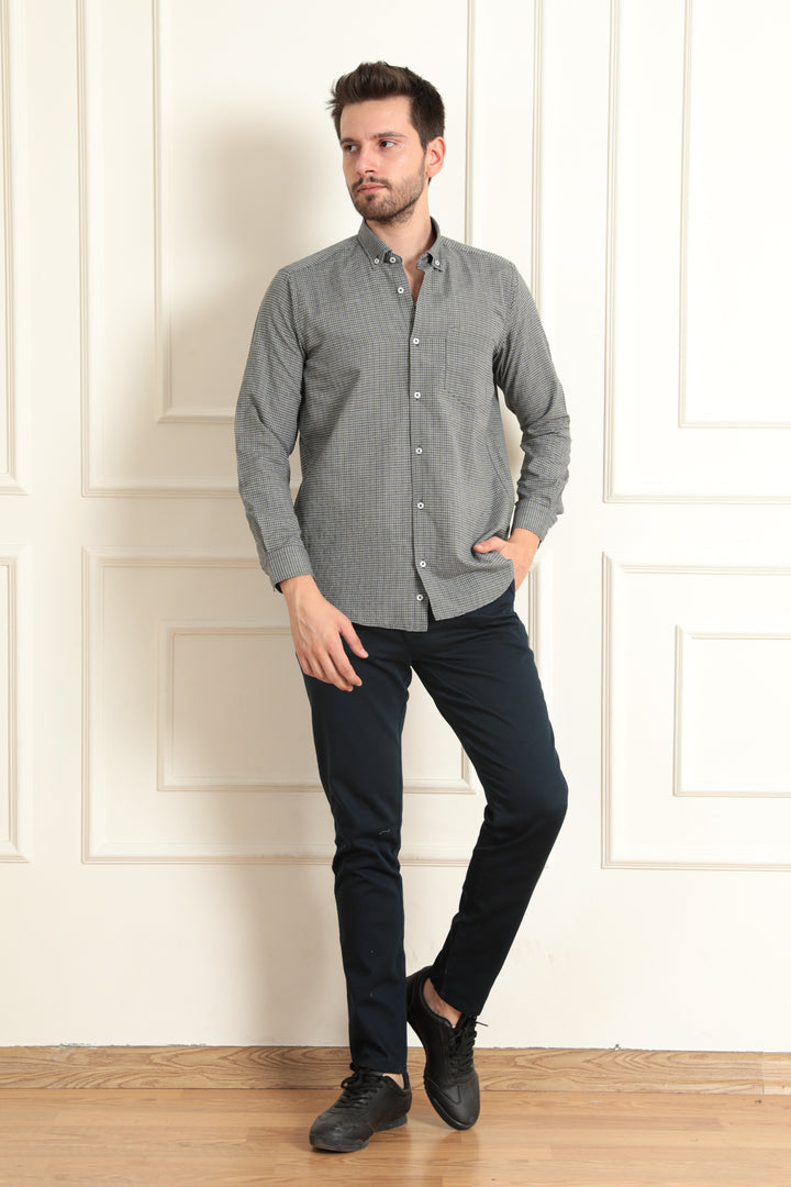 MPL Men's Long Sleeve Striped Shirt - Messina