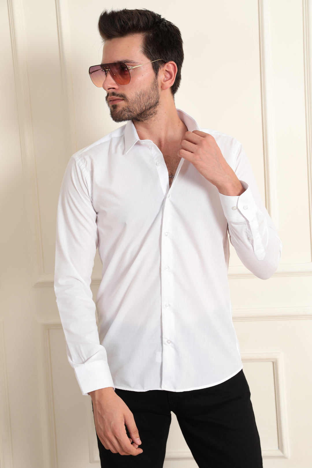 MPL Men's Long Sleeve Slim Fit Shirt - Toulon