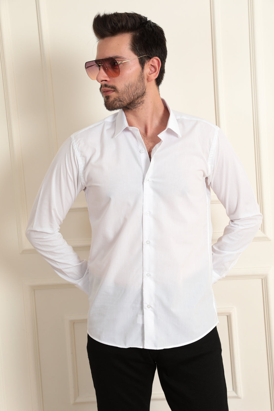 MPL Men's Long Sleeve Slim Fit Shirt - Toulon