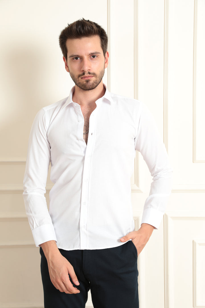 MPL Men's Patterned Shirt with 4 Buttons - Cleveland