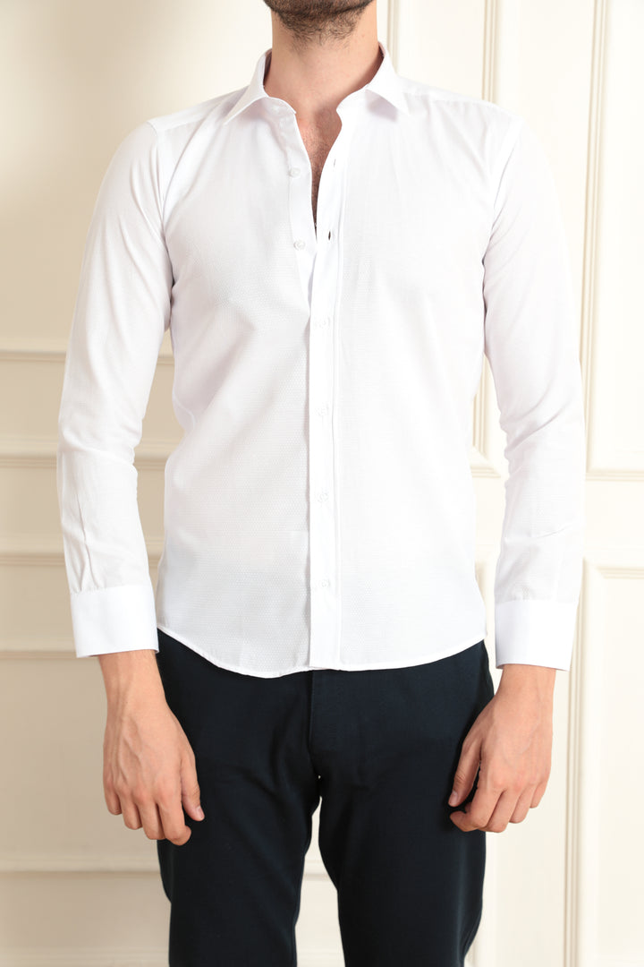 MPL Men's Patterned Shirt with 4 Buttons - Cleveland