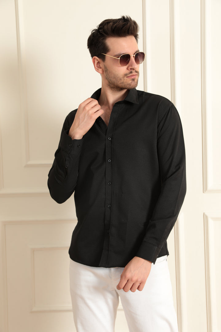 MPL Men's Patterned Shirt with 5 Buttons - Mitcham
